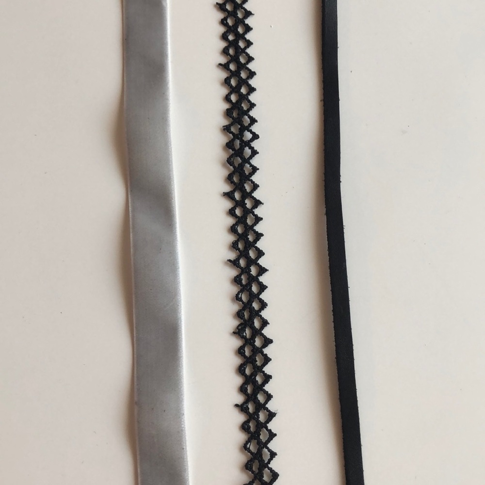 Monochromatic Choker Necklace Bundle of Three 3